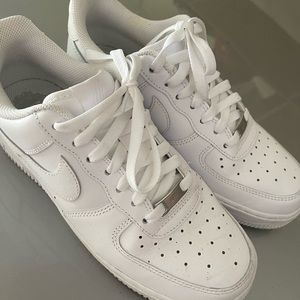 White Air Force ones size 8.5